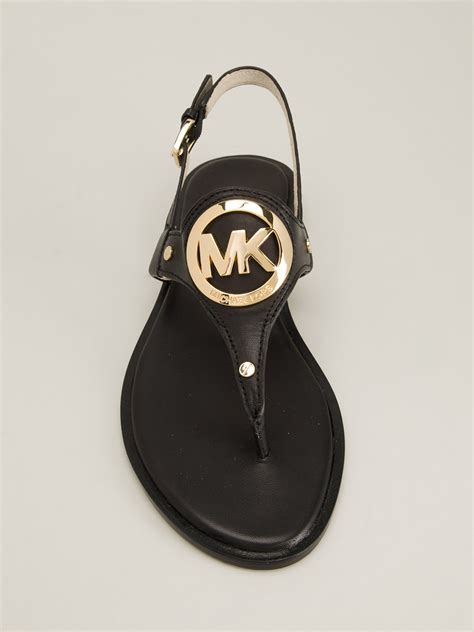 michael kors large flat black file|michael kors women's shoes.